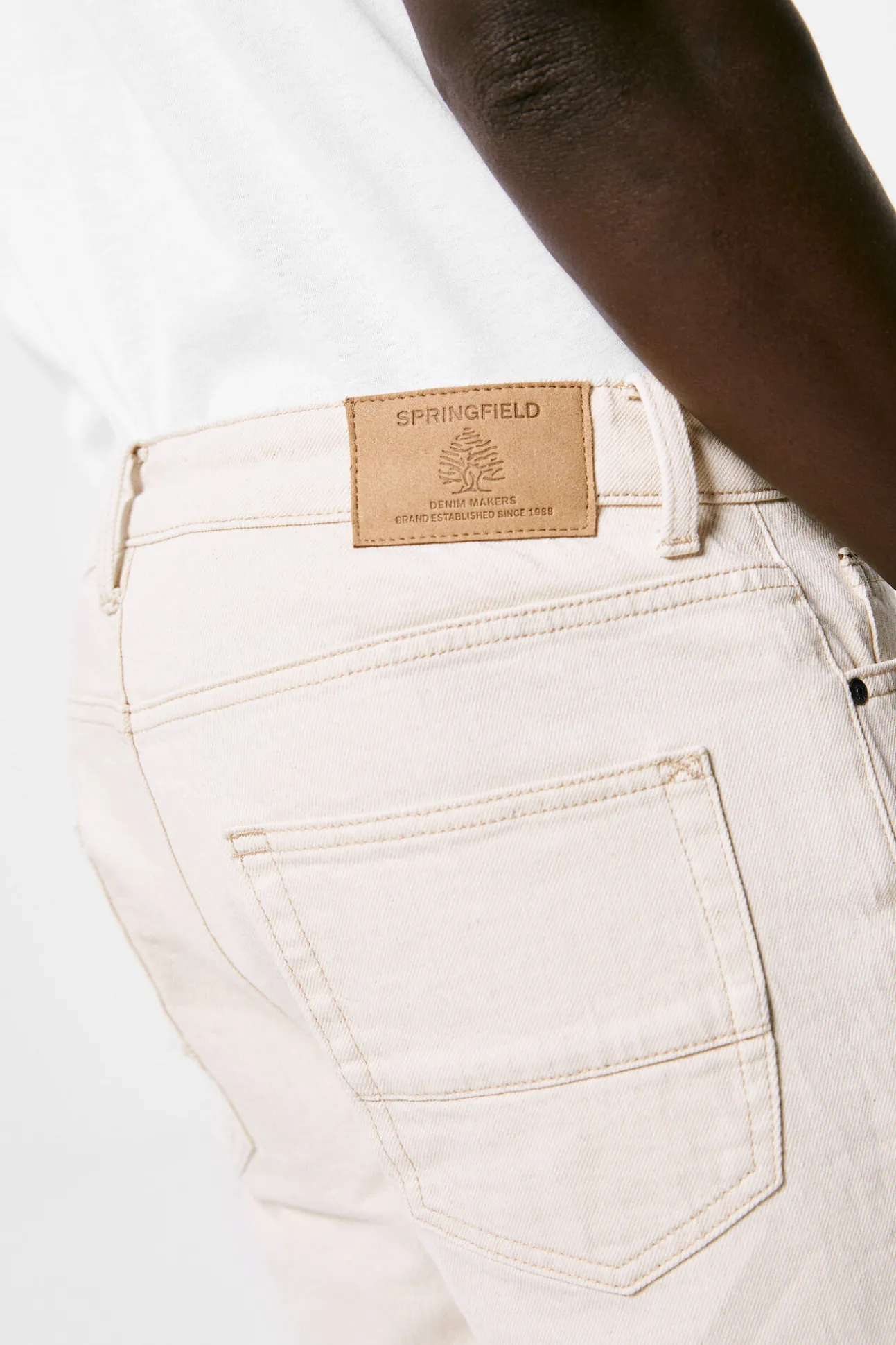 Jeans Slim Crudo Lavado