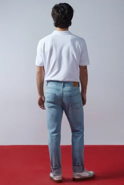 Jeans Slim Lavado Claro