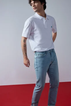 Jeans Slim Lavado Claro