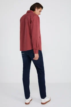 Jeans Slim Lavado Oscuro