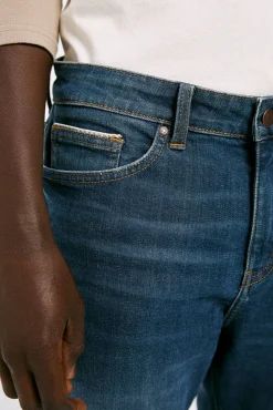 Jeans Slim Ligero Lavado Medio Oscuro