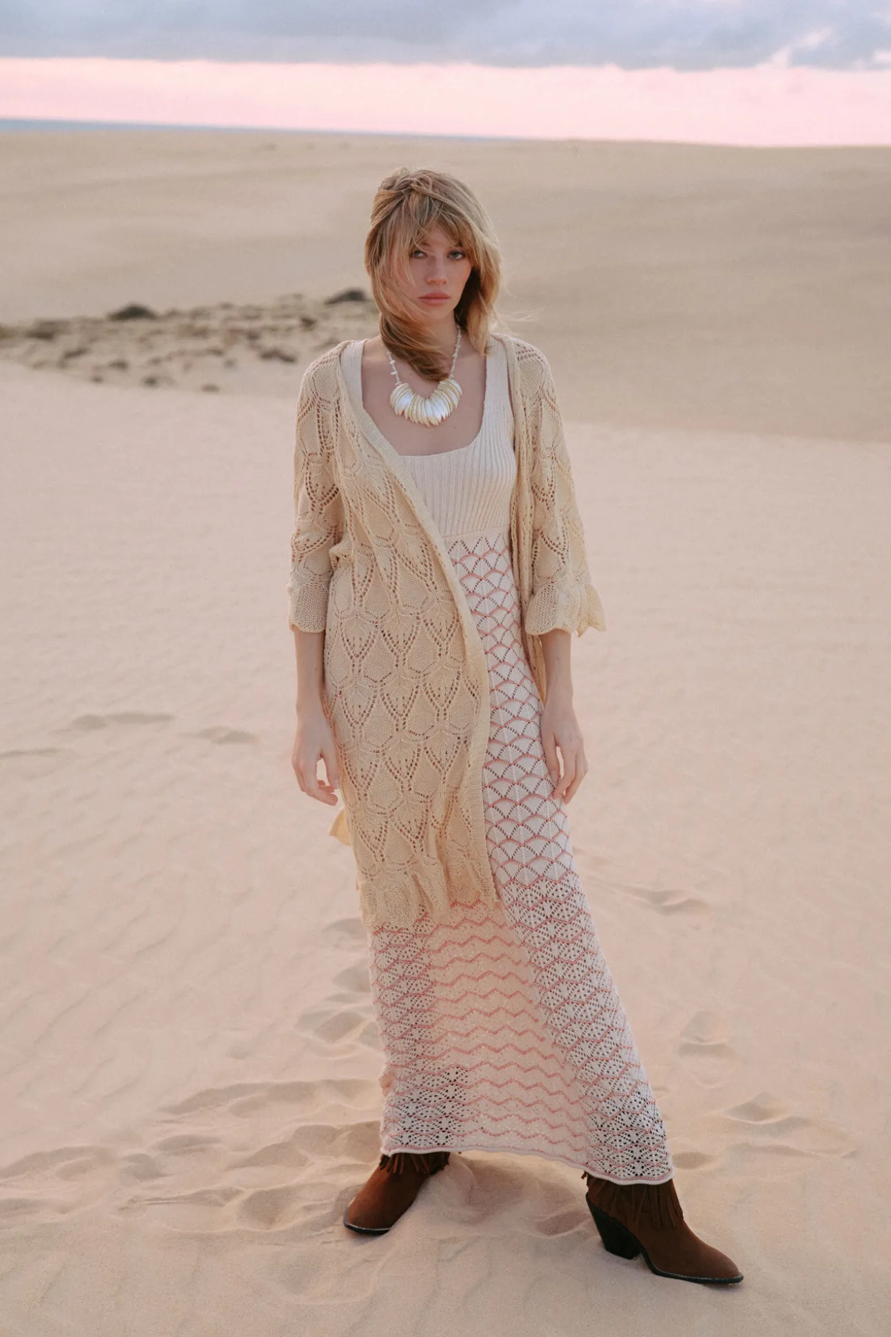 Kimono Punto Calado