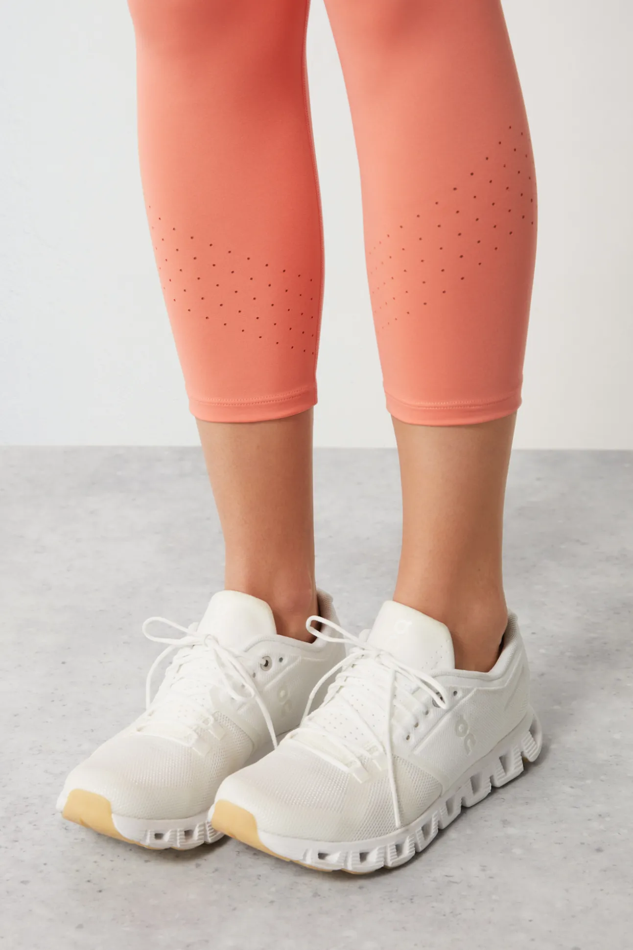 Leggings Crop Coral 4D Stretch