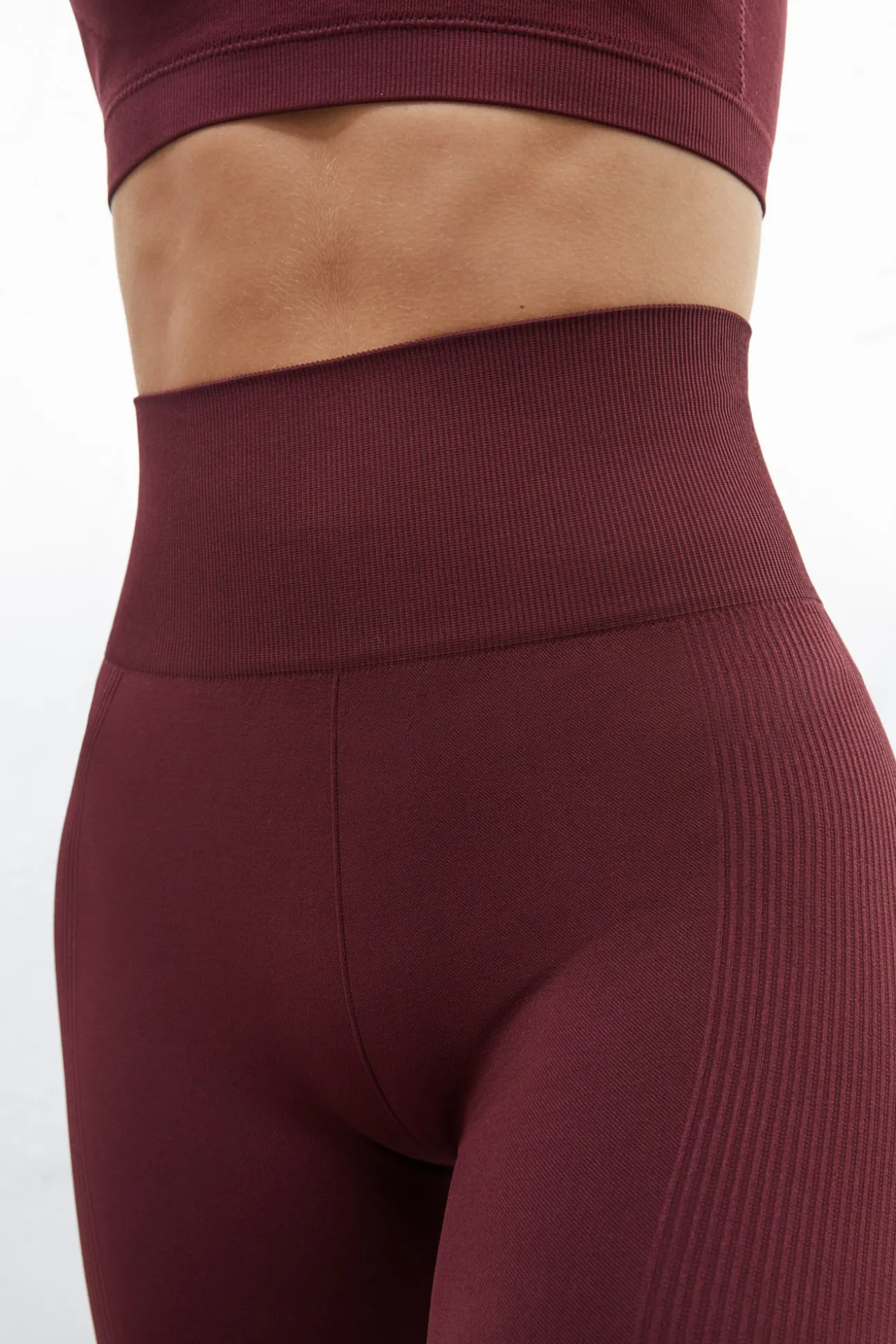 Leggings Largos Granate Seamless Comfort