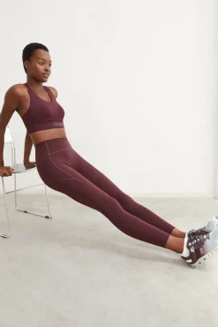 Leggings Largos Morado 4D Stretch