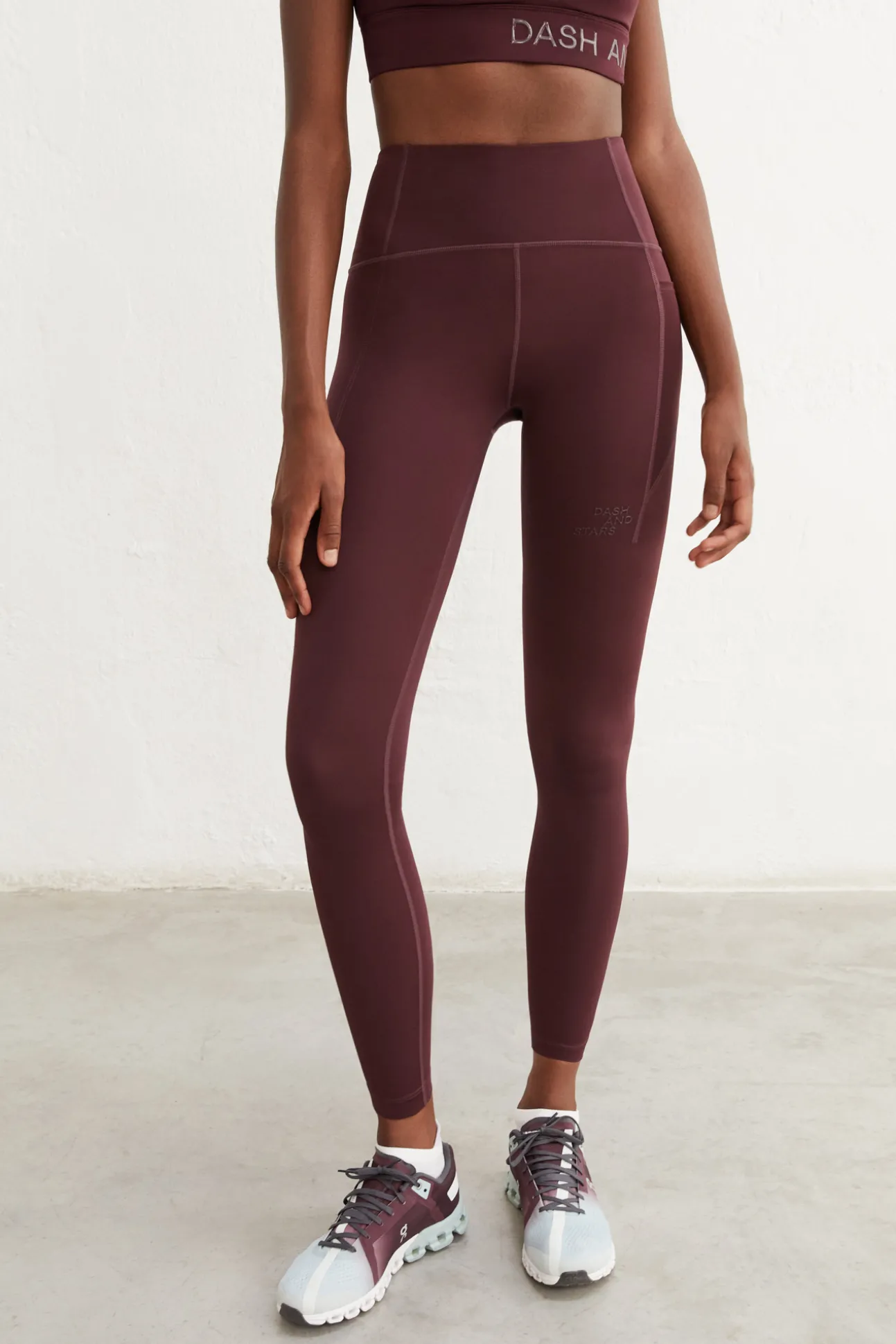 Leggings Largos Morado 4D Stretch