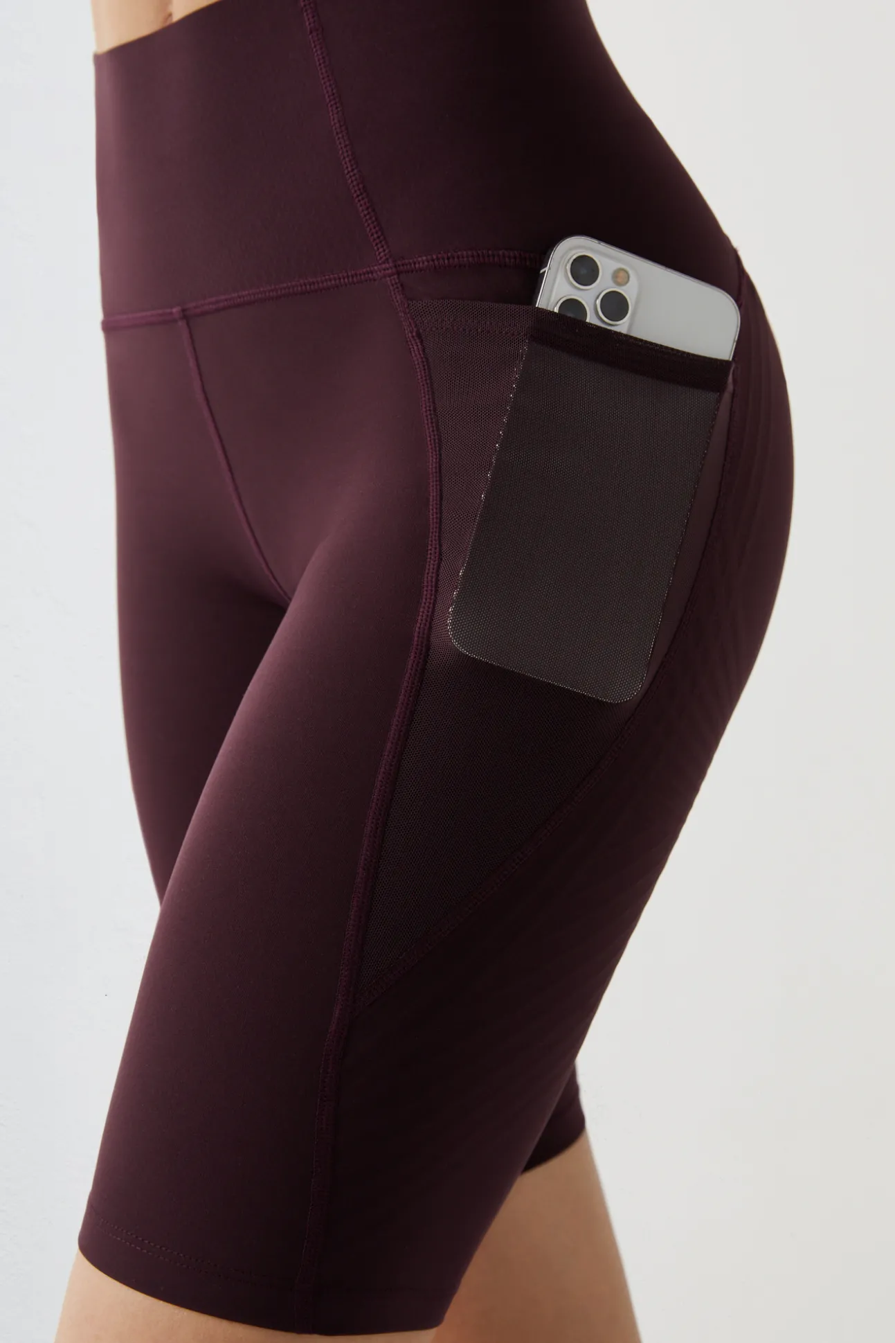 Mallas Ciclista Morado Power Sculpt