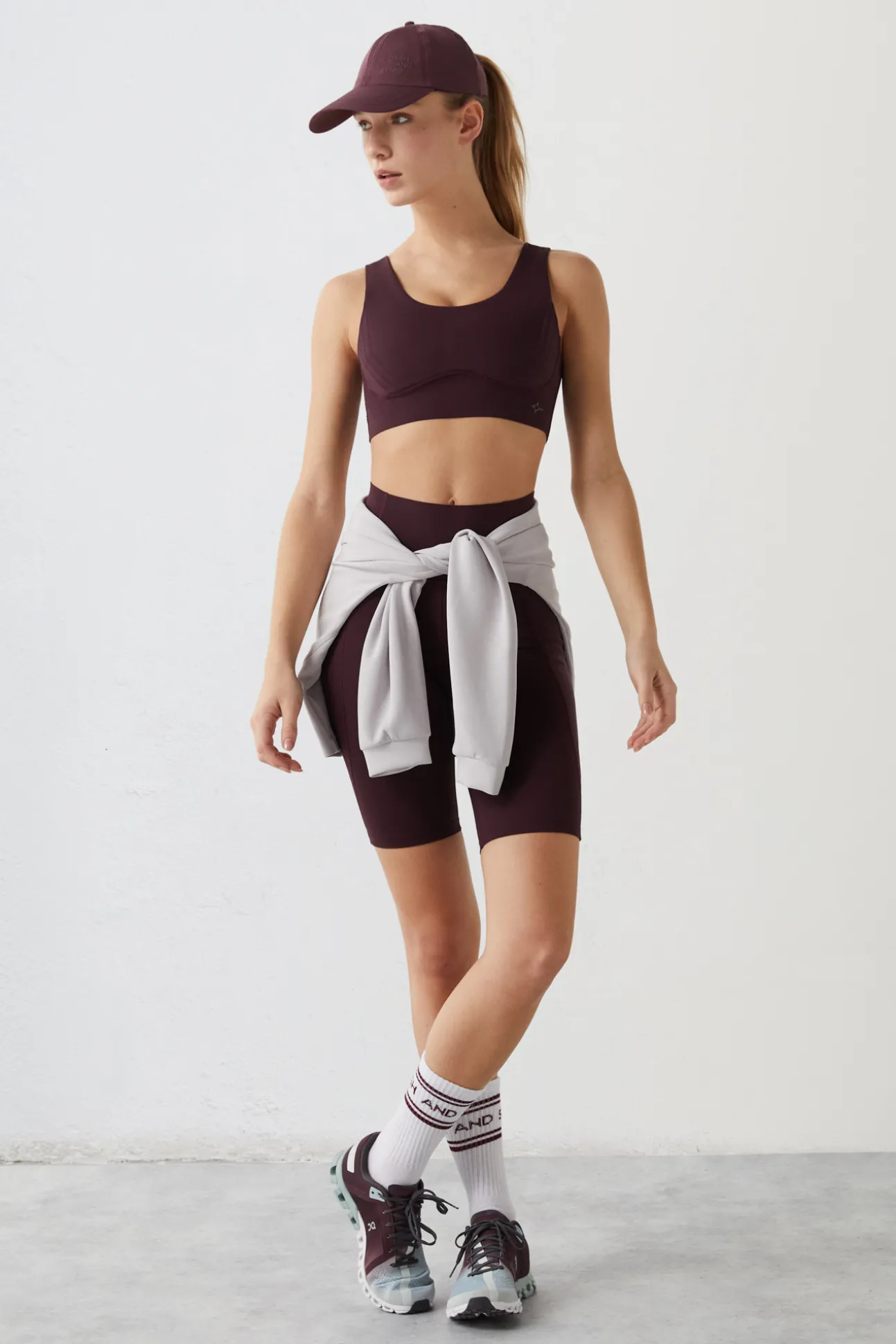 Mallas Ciclista Morado Power Sculpt