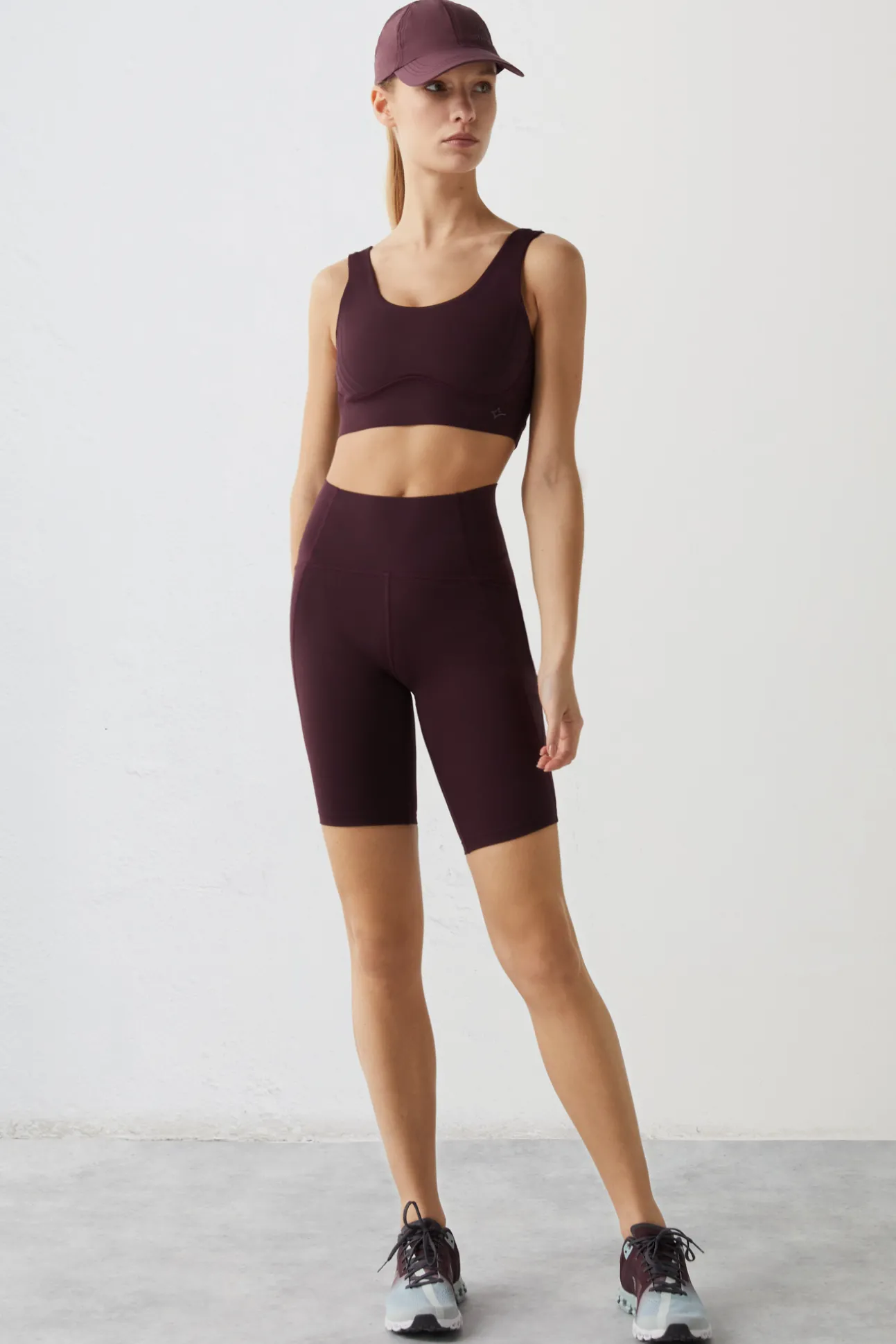 Mallas Ciclista Morado Power Sculpt