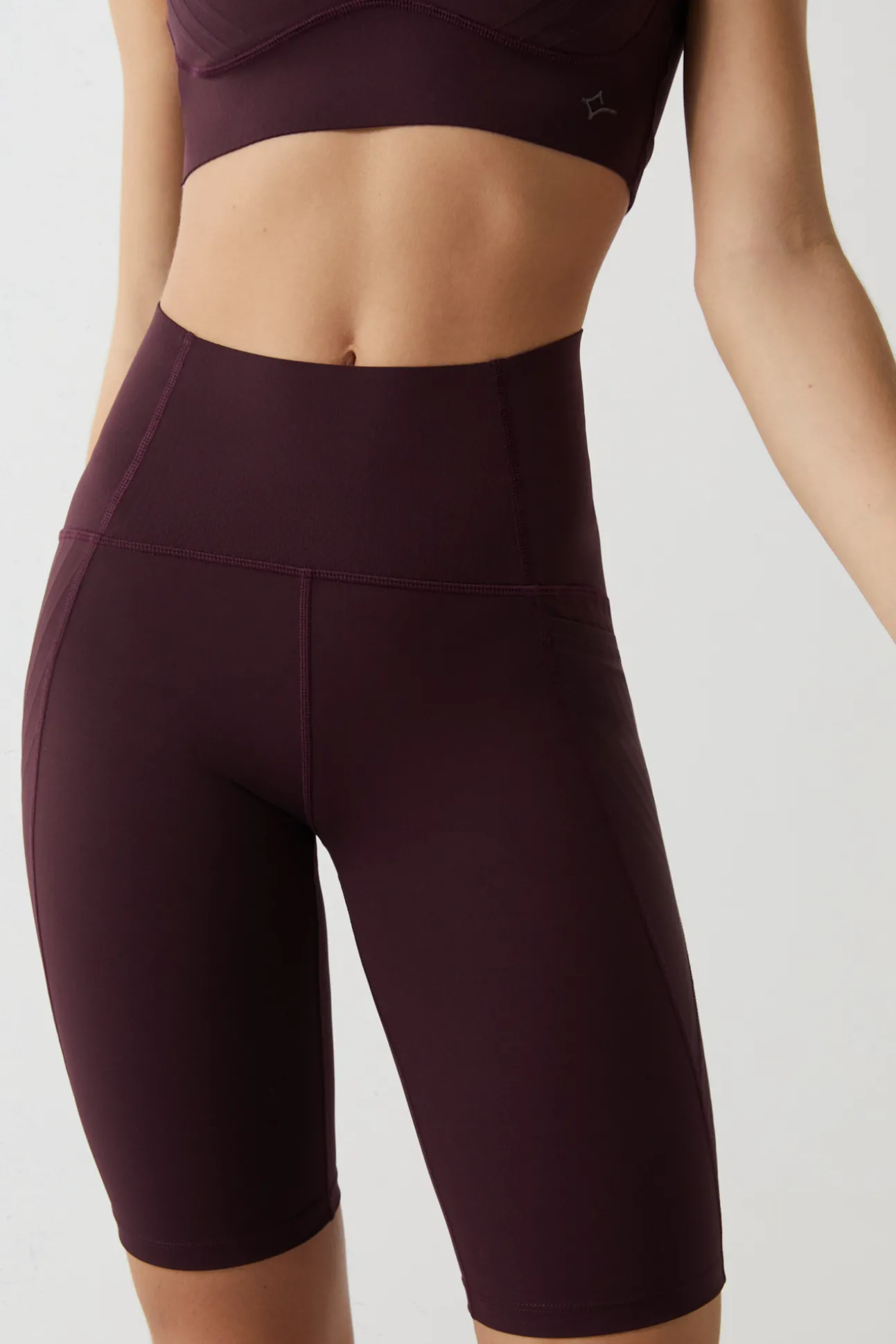 Mallas Ciclista Morado Power Sculpt