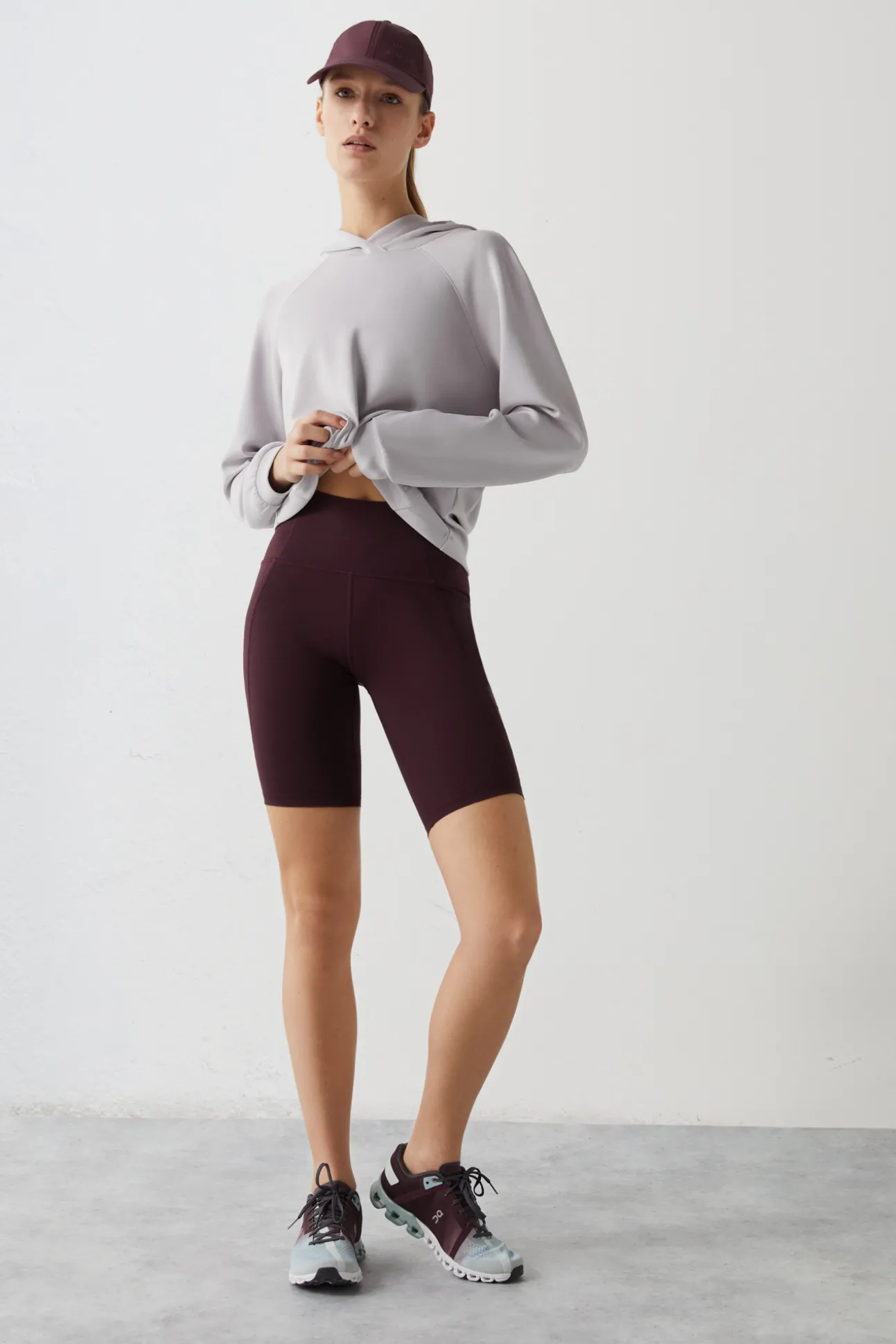 Mallas Ciclista Morado Power Sculpt