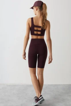 Mallas Ciclista Morado Power Sculpt