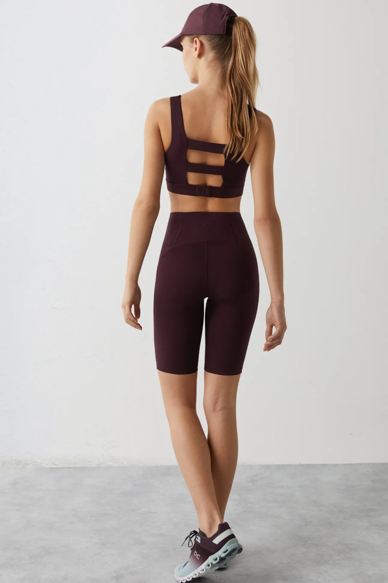 Mallas Ciclista Morado Power Sculpt