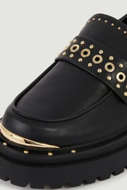 Mocasines Polipiel Con Tachuelas