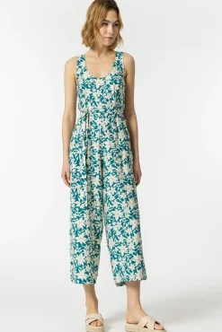 Mono Fluido Estampado Con Cinturon