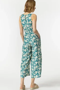 Mono Fluido Estampado Con Cinturon