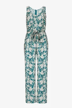 Mono Fluido Estampado Con Cinturon