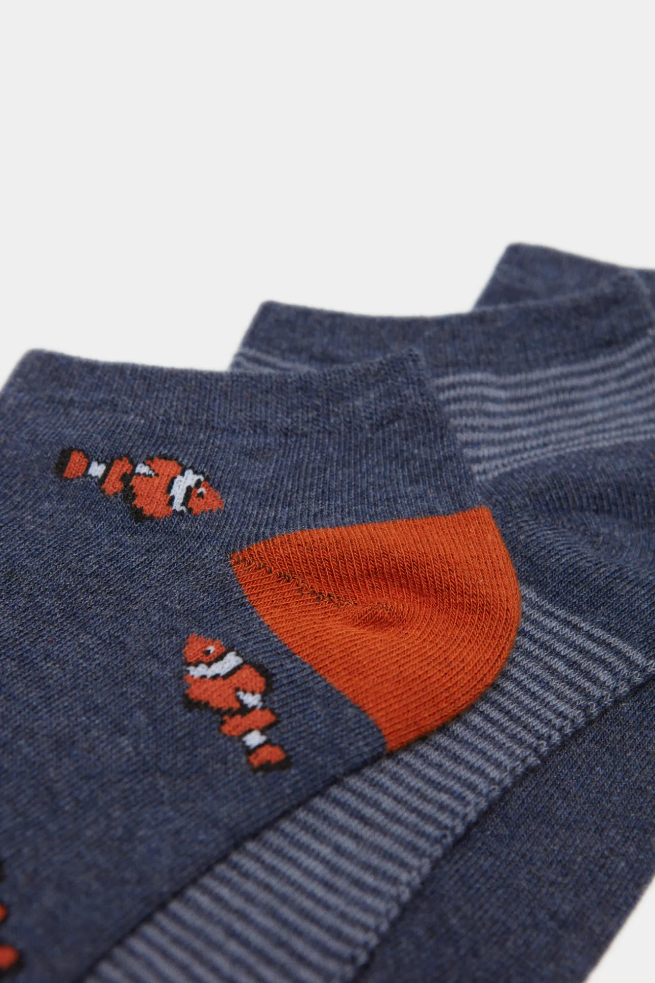Pack 3 Calcetines Tobilleros Peces