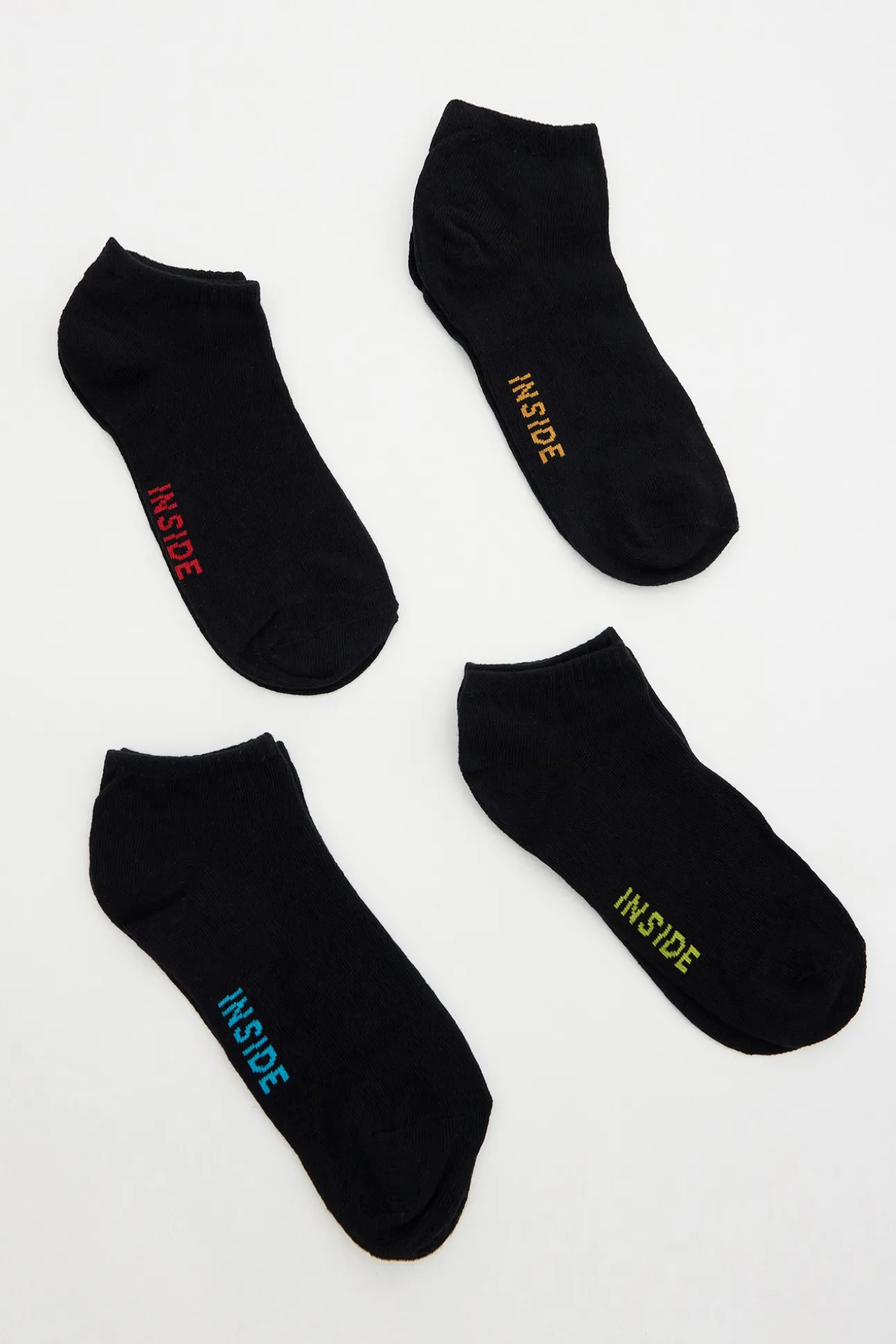 Pack 4 Calcetines Tobilleros