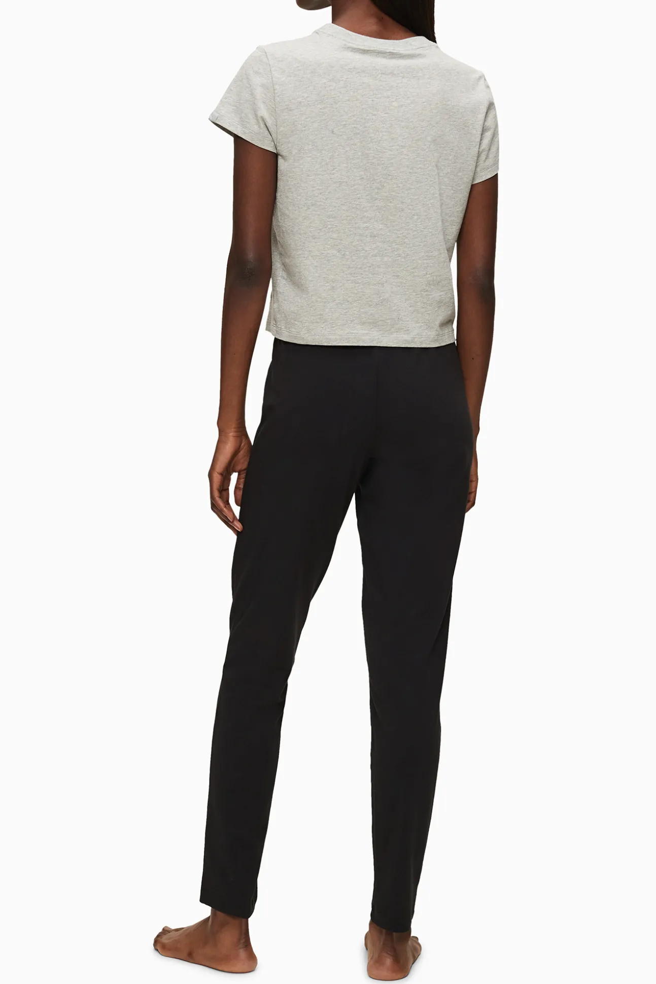 Pantalon De Algodon Con Cinturilla Elastica De Calvin Klein