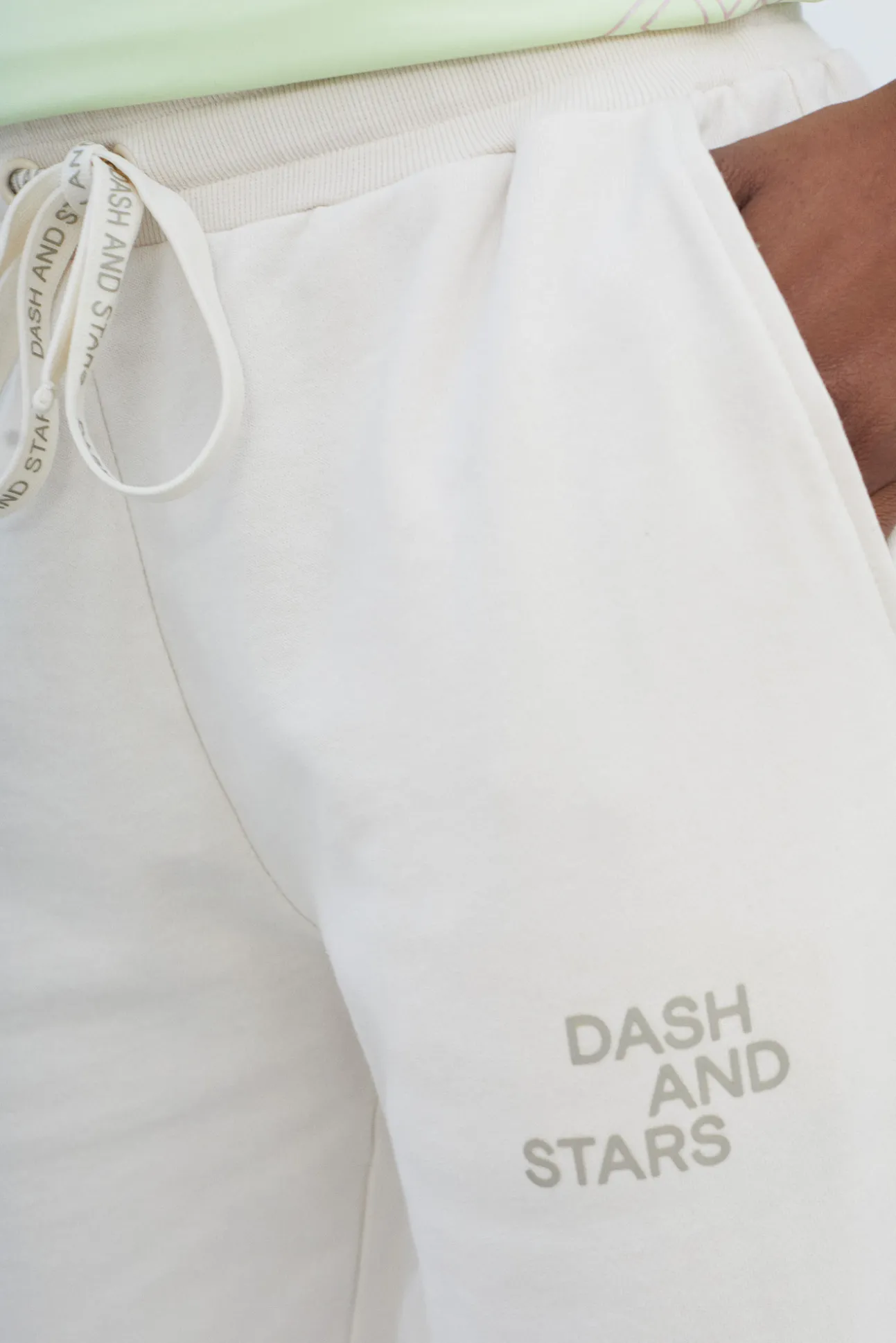 Pantalon Jogger 100% Algodon Blanco
