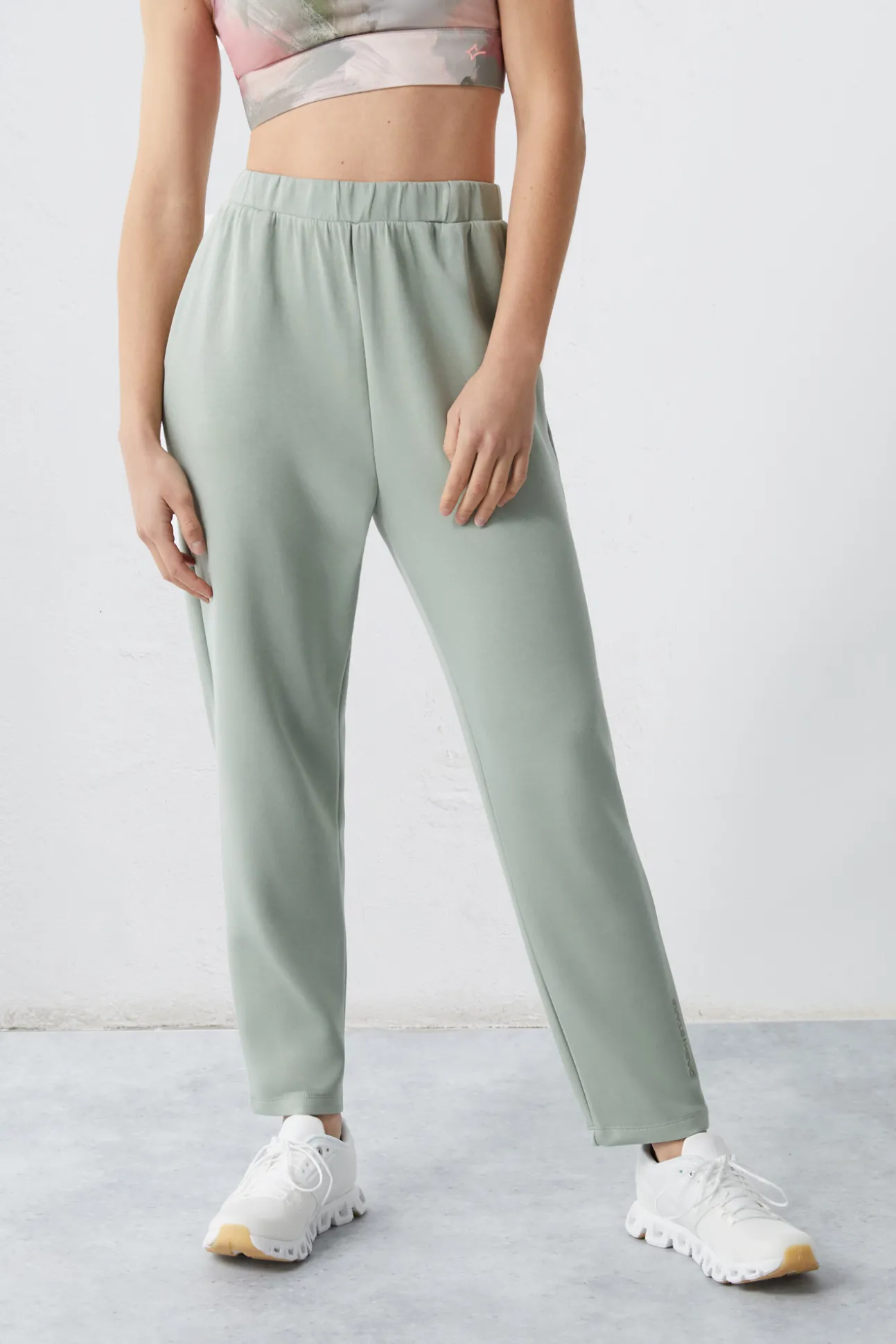 Pantalon Jogger Felpa Soft Verde