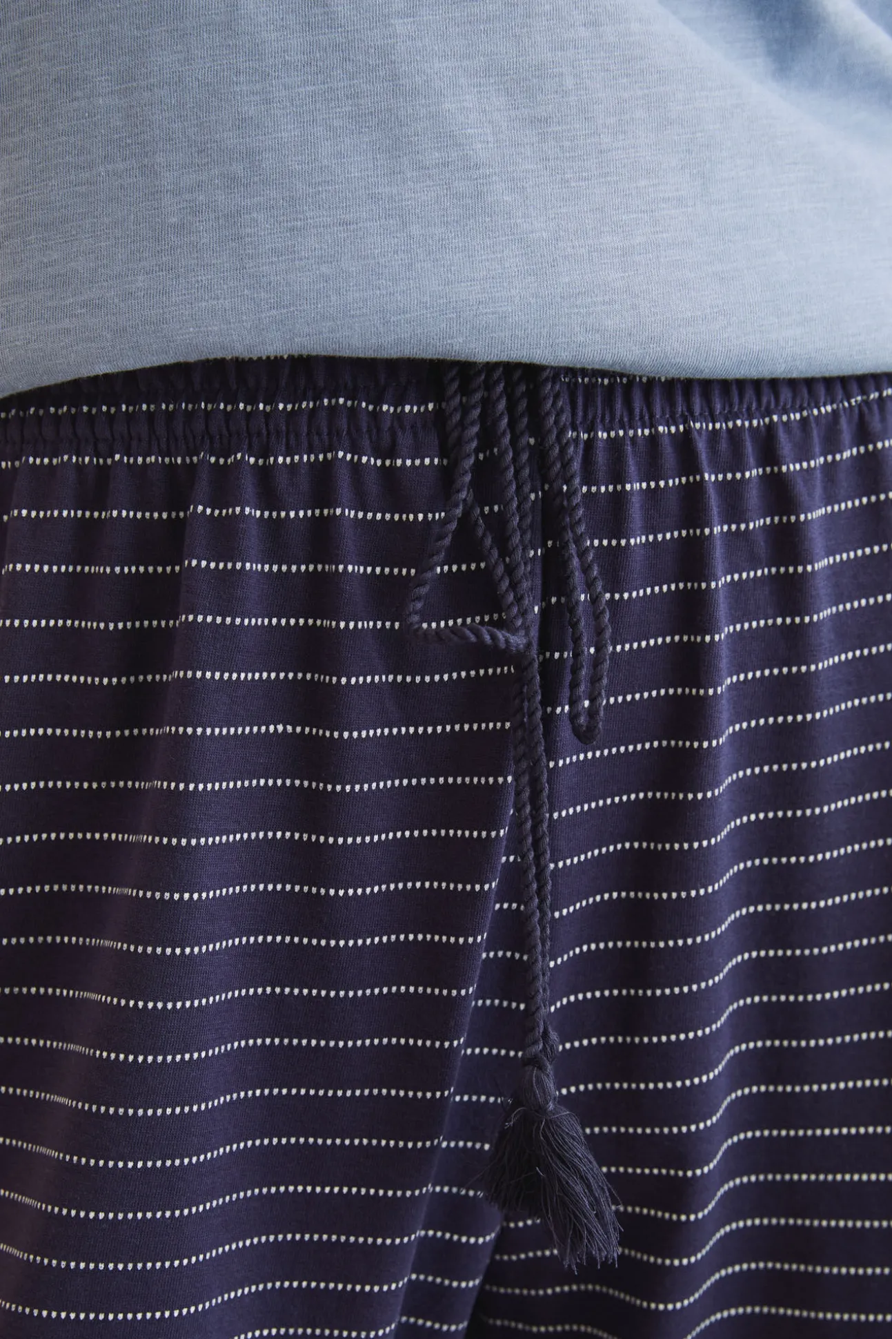 Pantalon Largo 100% Algodon Estampado Rayas