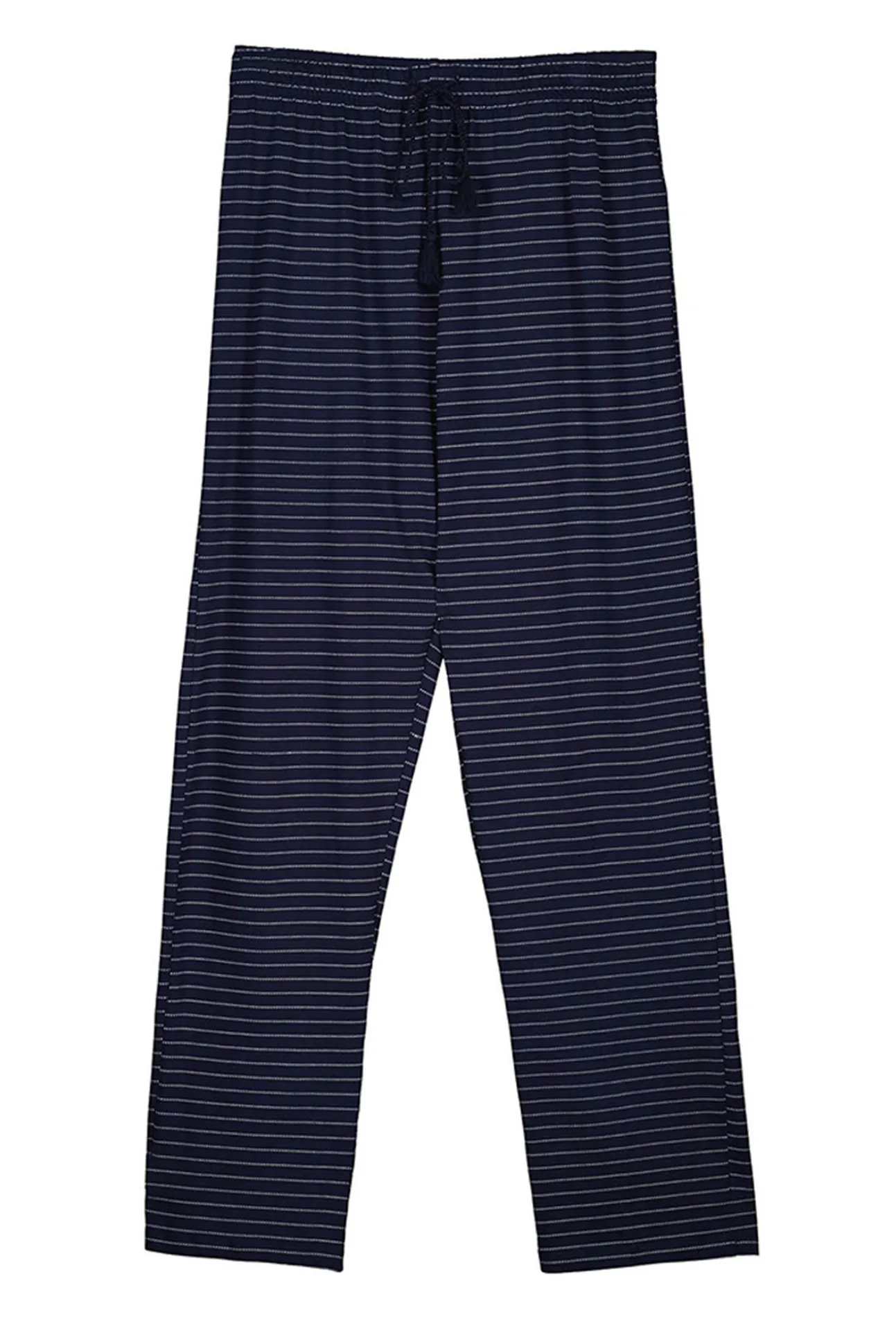 Pantalon Largo 100% Algodon Estampado Rayas