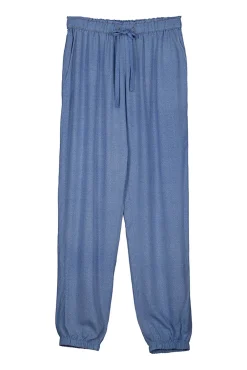 Pantalon Largo Viscosa Efecto Denim
