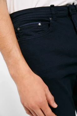 Pantalon Slim 5 Bolsillos Color