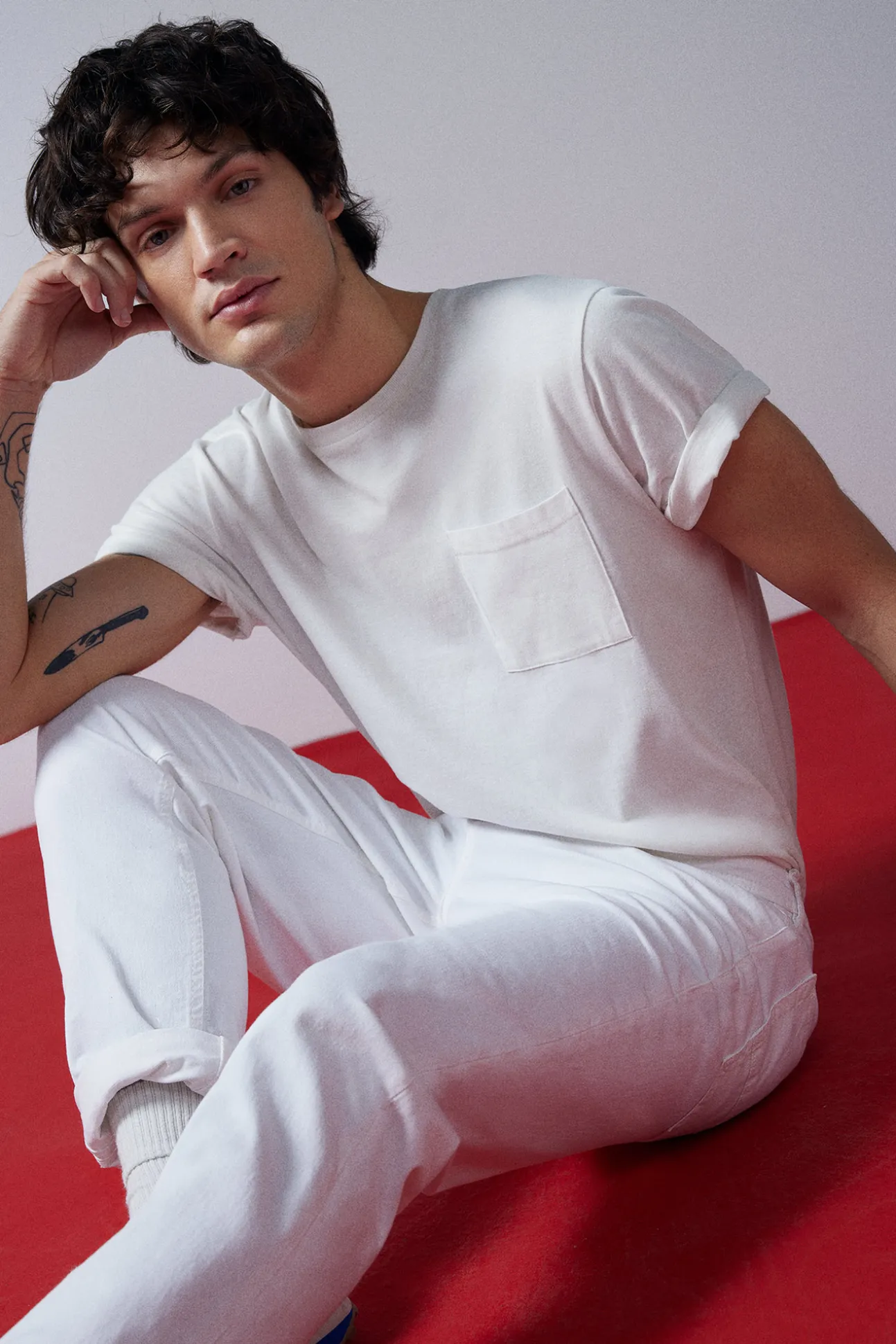 Pantalon Slim 5 Bolsillos Color