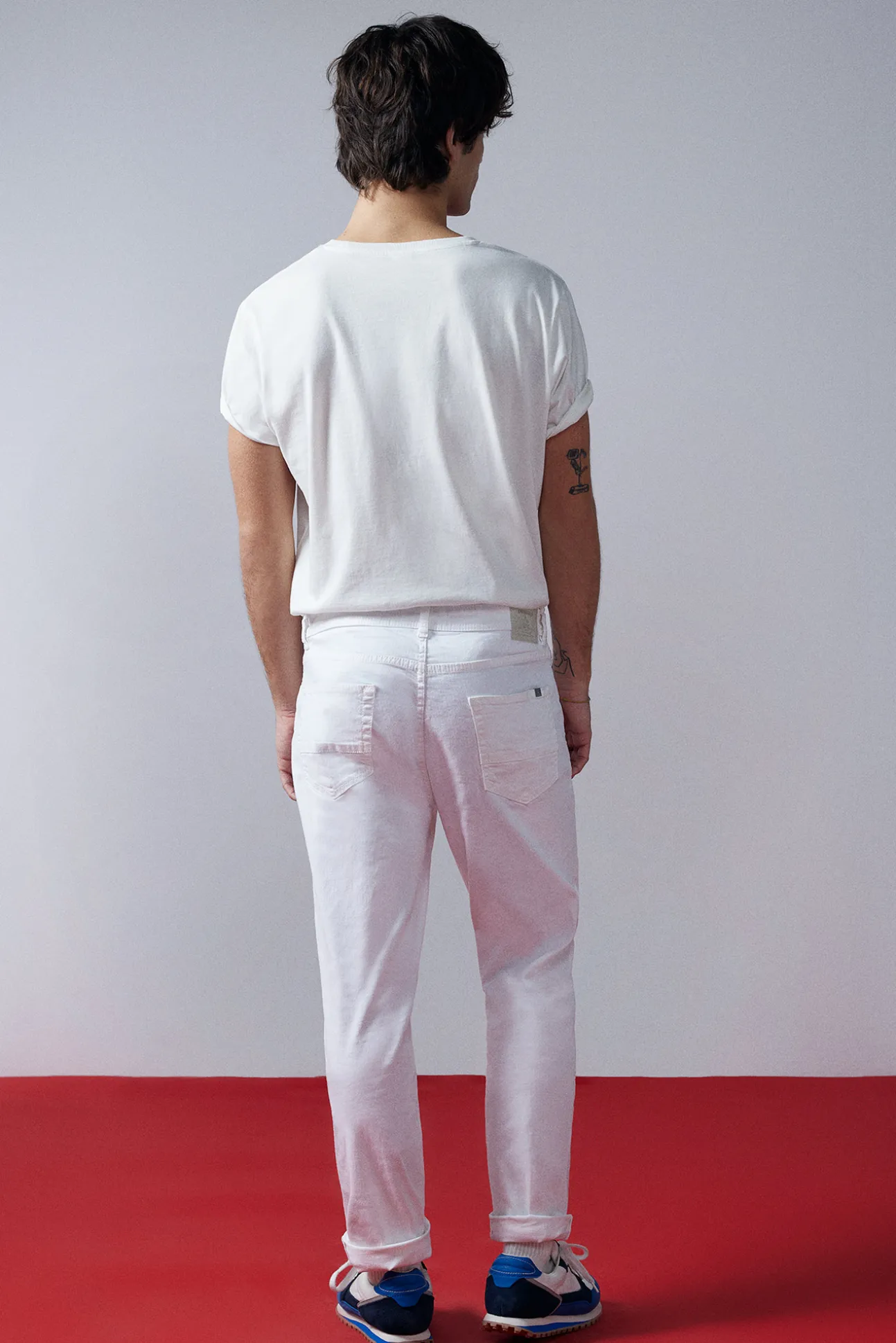 Pantalon Slim 5 Bolsillos Color