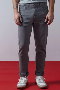 Pantalon Slim 5 Bolsillos Color