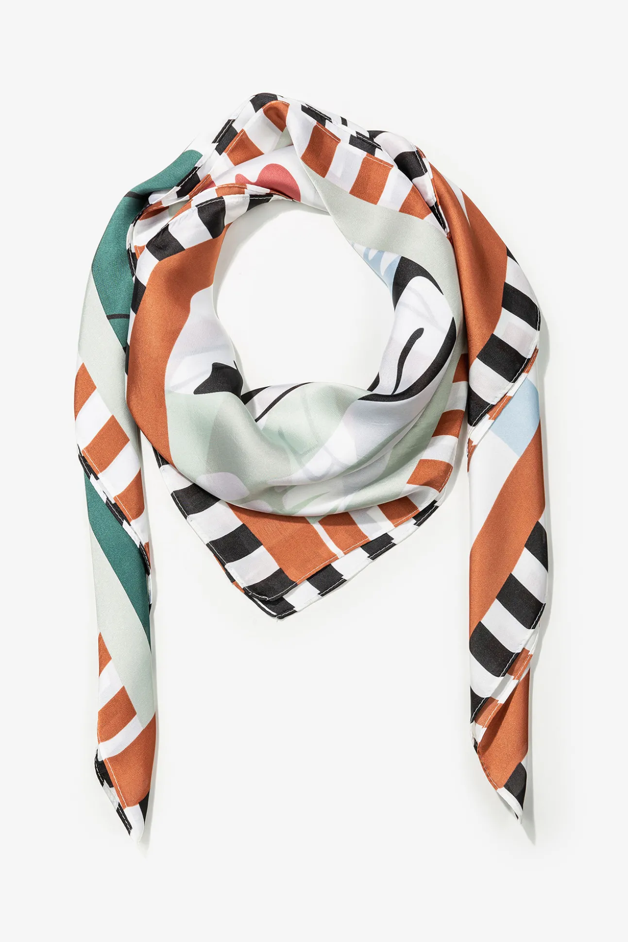 Panuelo Estampado Raso