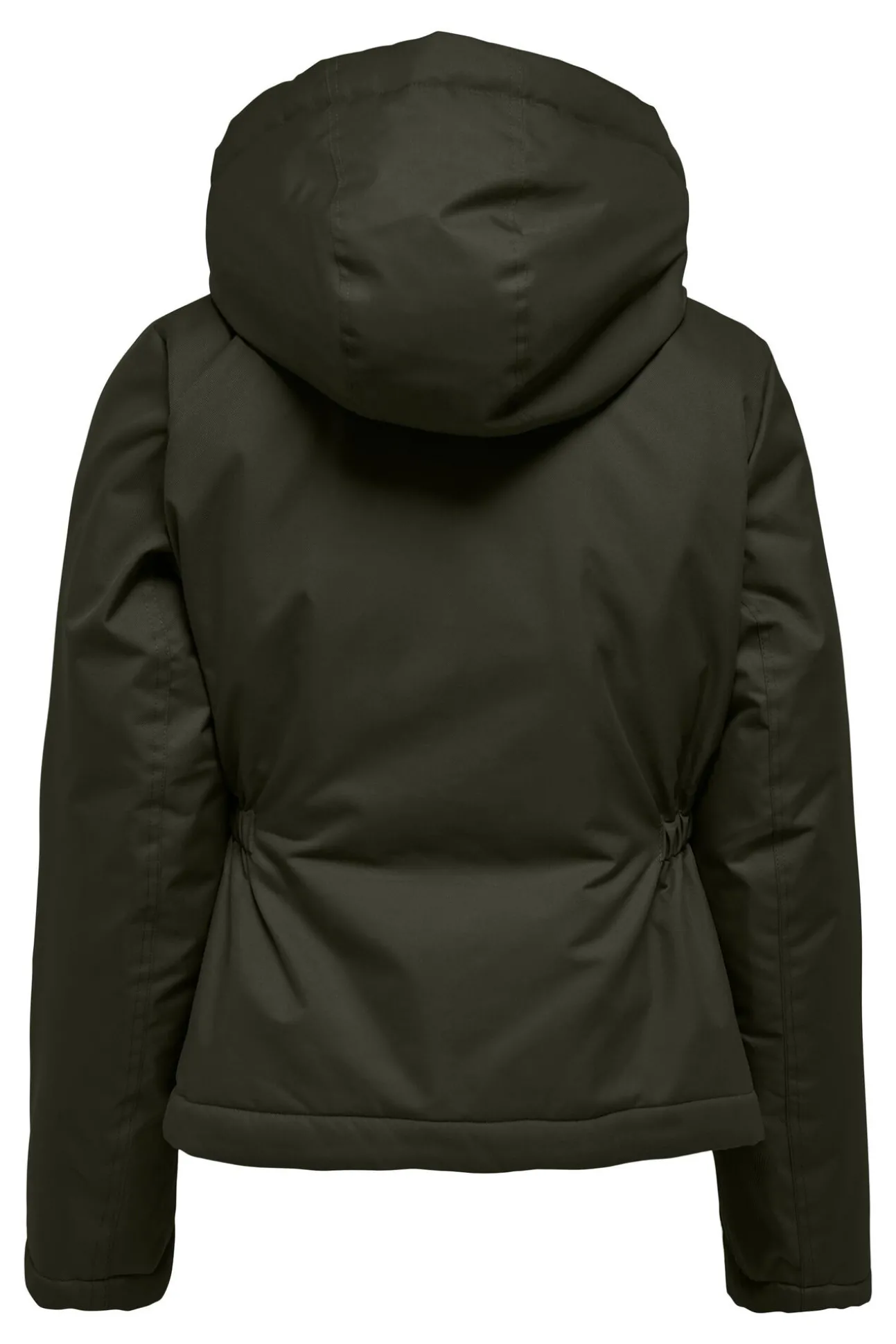 Parka Corta Con Capucha