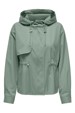 Parka Corta Con Capucha