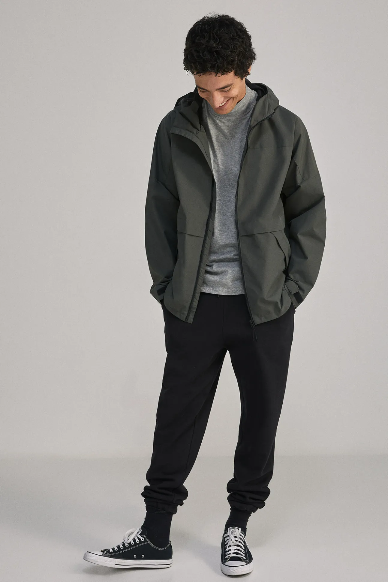 Parka Tecnica Capucha