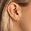 Pendiente Suelto Aro Chain S Oro
