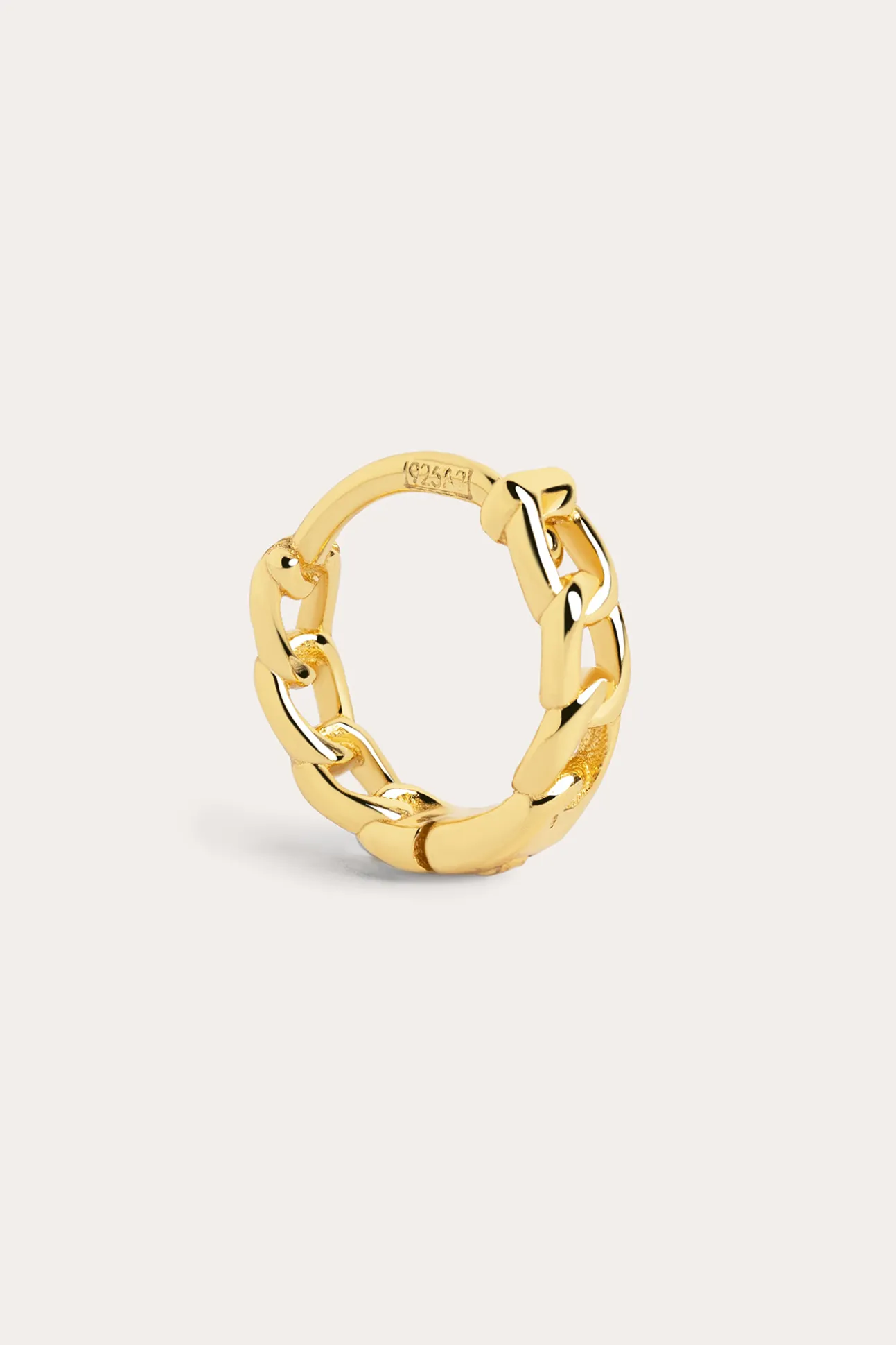 Pendiente Suelto Aro Chain S Oro