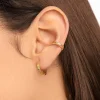Pendiente Suelto Ear Cuff Cleo Colors Oro