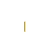 Pendiente Suelto Stick Oro