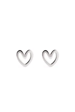 Pendientes Heart Shape Plata
