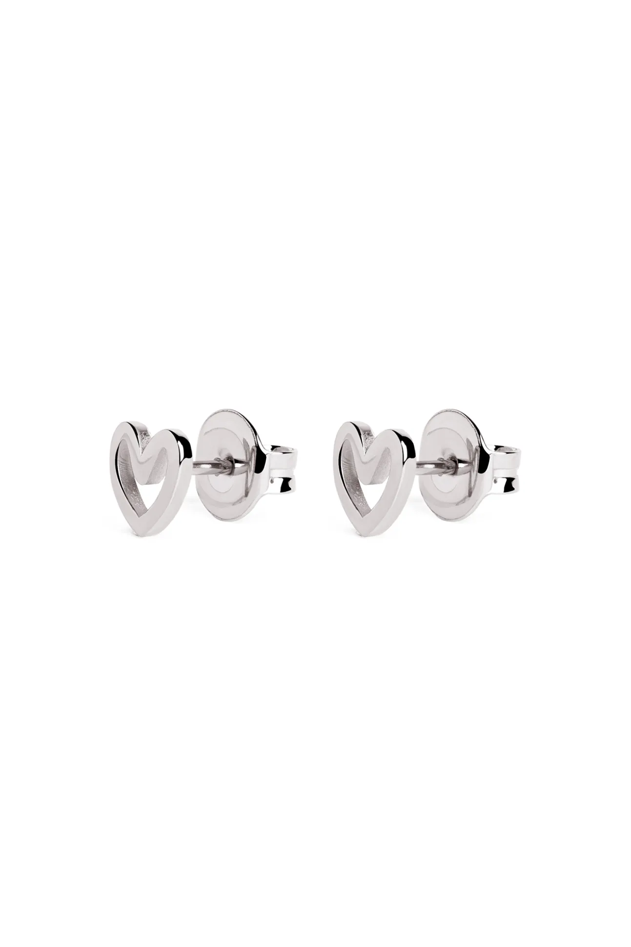Pendientes Heart Shape Plata
