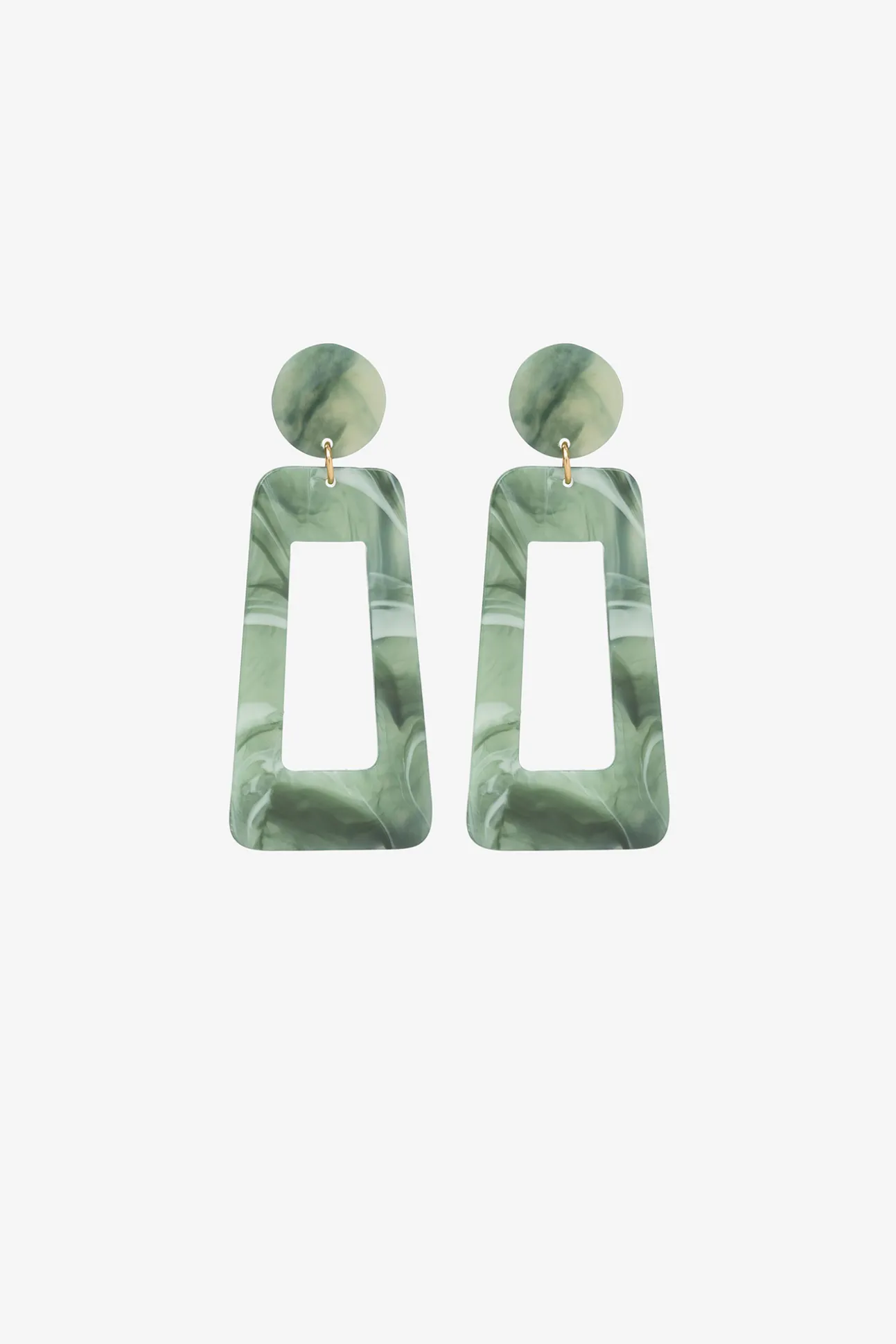 Pendientes Largos Con Detalles De Colores