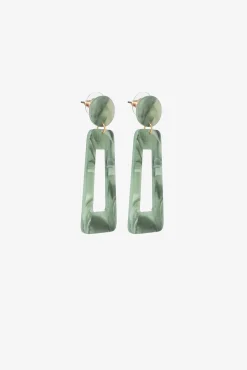 Pendientes Largos Con Detalles De Colores