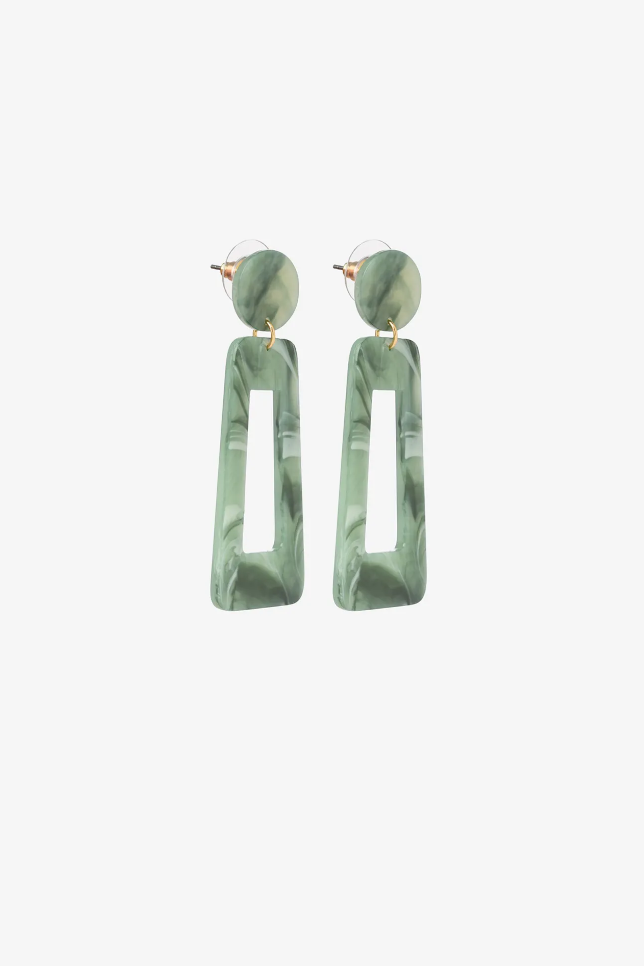 Pendientes Largos Con Detalles De Colores