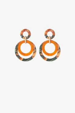 Pendientes Largos Con Detalles De Colores