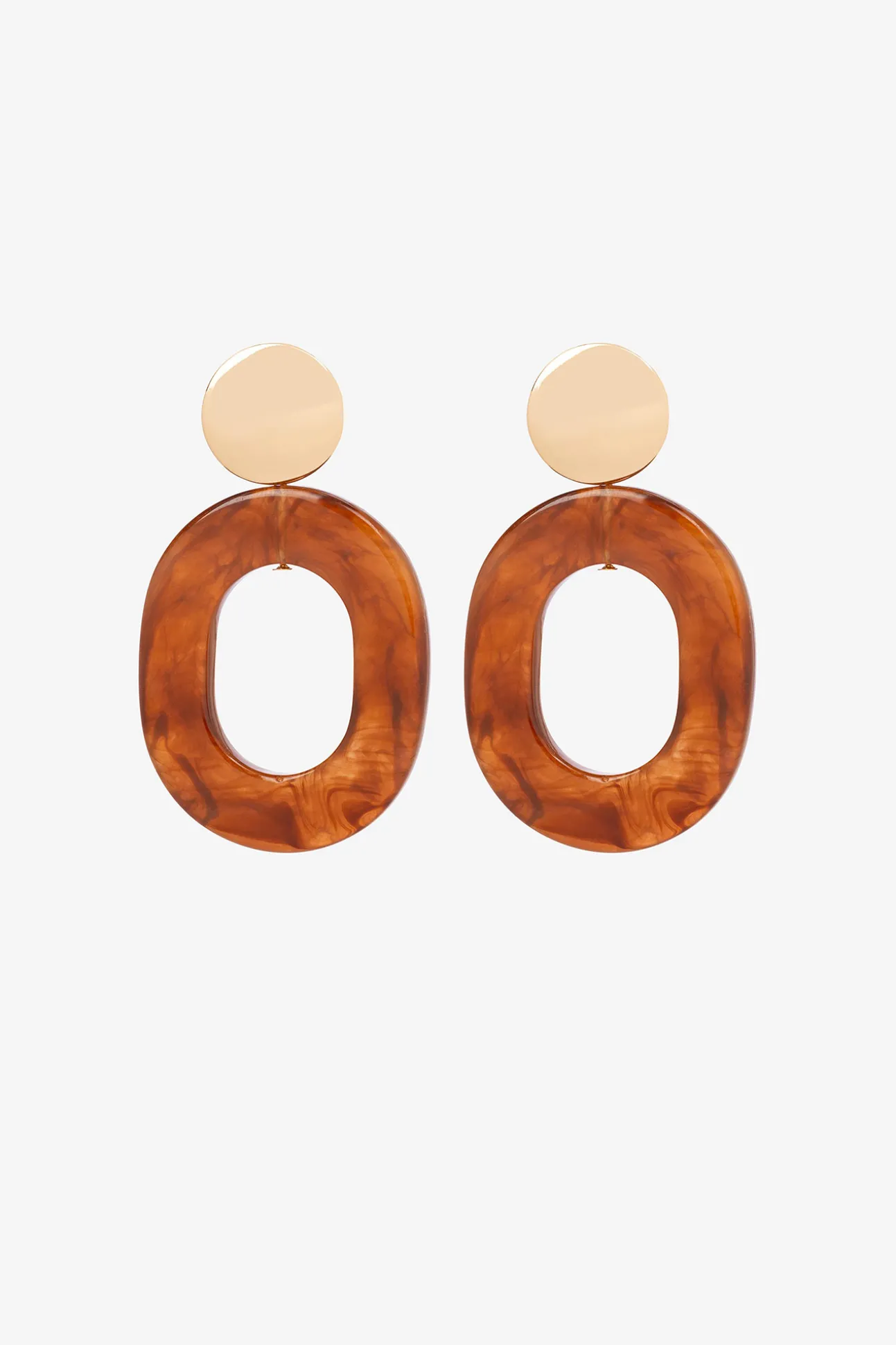 Pendientes Largos Con Detalles De Colores