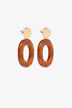 Pendientes Largos Con Detalles De Colores