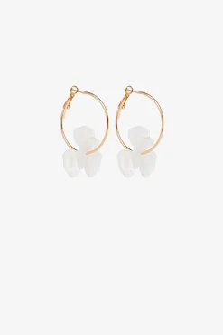 Pendientes Largos Con Detalle De Flor